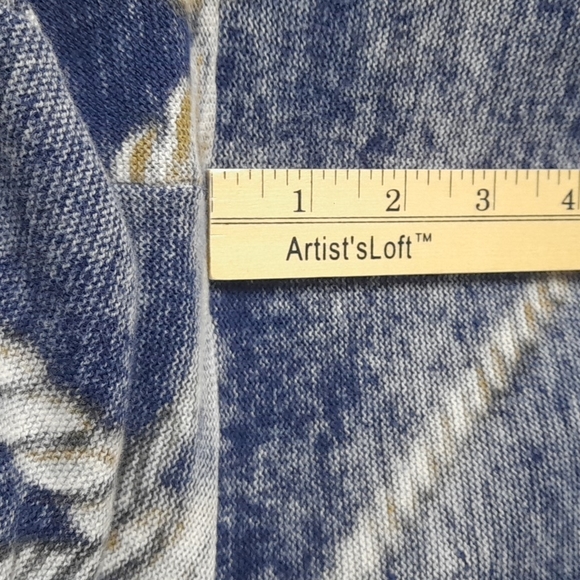 OUI Women Cardigan Sweater Size 4 Blue - Picture 6 of 10